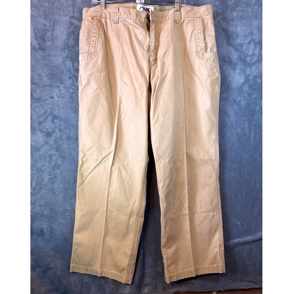 Mountain Khakis Teton Twill Pants Mens 42x30 Tan Cotton Canvas Relaxed Fit Work